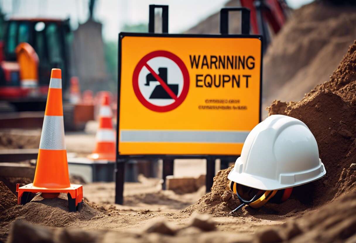 Sécuriser le chantier de terrassement : équipements et balisage efficaces